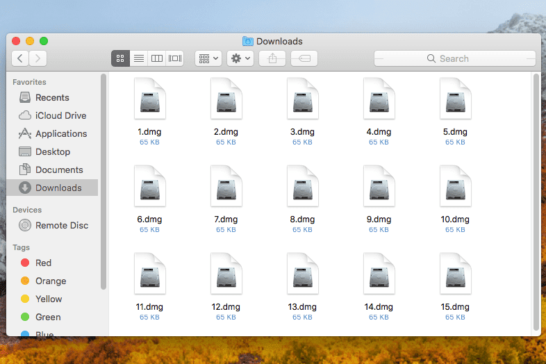 write dmg file on mac